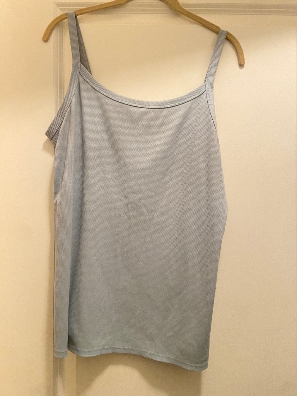 Light blue tank.